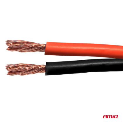 Dvojvodičový reproduktorový vodič CCA 2x0.75mm2 100m 3.75A AMIO-04457