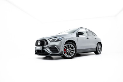 Prahové lišty Mercedes-AMG GLA 35 H247 Facelift černý lesklý plast