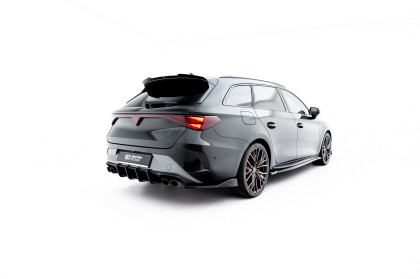 Splittery zadní boční V.3 Cupra Leon ST Mk1 Facelift černý lesklý plast