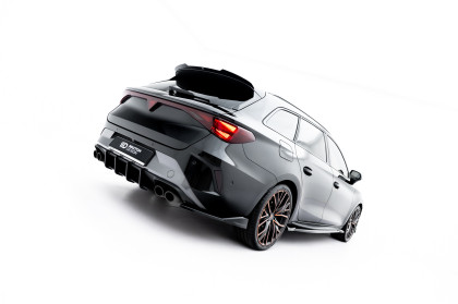 Splittery zadní boční V.3 Cupra Leon ST Mk1 Facelift černý lesklý plast
