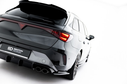 Splittery zadní boční V.6 Cupra Leon ST Mk1 Facelift černý lesklý plast