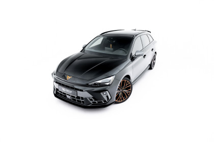 Street pro spoiler pod nárazník lipa Cupra Leon ST / Hatchback Mk1 Facelift černo červený