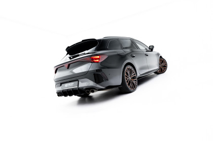 Splittery zadní boční Street Pro Cupra Leon ST Mk1 Facelift černo červený