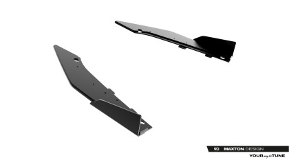 Splittery zadní boční Street Pro + flaps Cupra Leon ST Mk1 Facelift černo červené