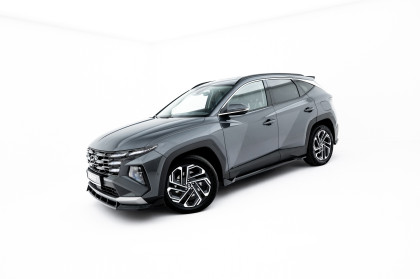 Prahové lišty Hyundai Tucson Mk4 Facelift černý lesklý plast