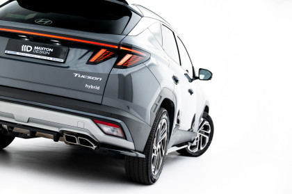 Spoiler zadního narázníku Hyundai Tucson Mk4 Facelift černý lesklý plast