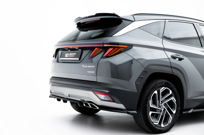Spoiler zadního narázníku Hyundai Tucson Mk4 Facelift černý lesklý plast