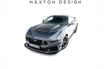 Street pro spoiler pod nárazník lipa Ford Mustang Dark Horse Mk7 černý