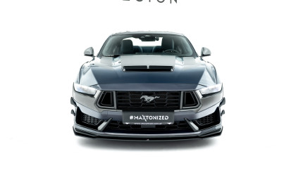 Street pro spoiler pod nárazník lipa Ford Mustang Dark Horse Mk7 černý