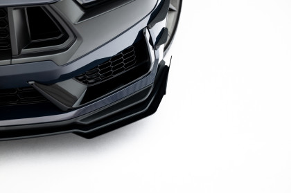 Street pro spoiler pod nárazník lipa + flaps Ford Mustang Dark Horse Mk7 černý
