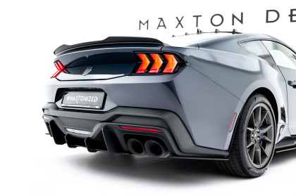 Splittery zadní boční Street Pro Ford Mustang Dark Horse Mk7 černo červené