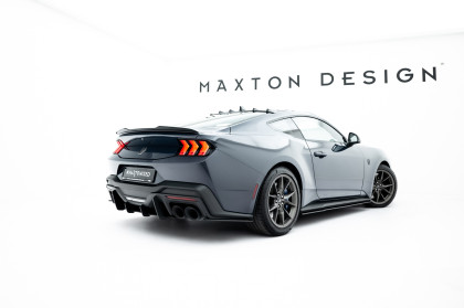 Splittery zadní boční Street Pro Ford Mustang Dark Horse Mk7 černo červené