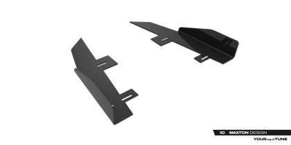 Flaps pro splittery zadní bační Street Pro Ford Mustang Dark Horse Mk7 černé