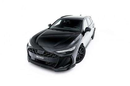 Spojler pod nárazník lipa V.1 Audi A6 S-Line C9 černý lesklý plast