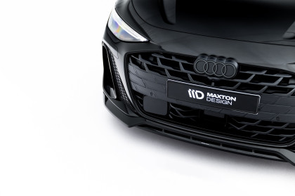 Spojler pod nárazník lipa V.1 Audi A6 S-Line C9 černý lesklý plast
