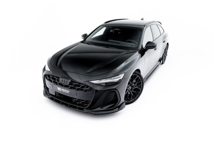 Spojler pod nárazník lipa V.2 Audi A6 S-Line C9 černý lesklý plast