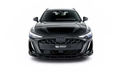 Spojler pod nárazník lipa V.2 Audi A6 S-Line C9 černý lesklý plast