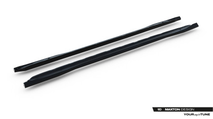 Prahové lišty V.1 Audi A6 S-Line C9 černý lesklý plast