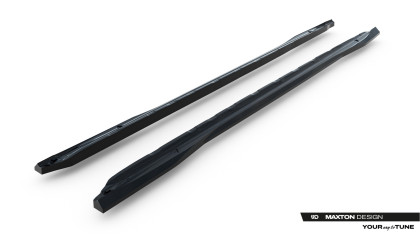 Prahové lišty V.1 Audi A6 S-Line C9 černý lesklý plast