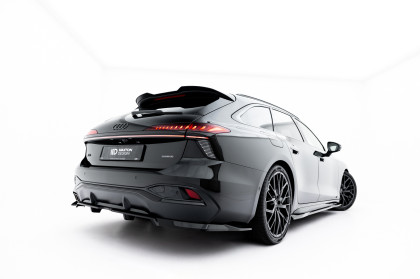 Spoiler zadního narázníku V.1 Audi A6 S-Line Diesel C9 černý lesklý plast