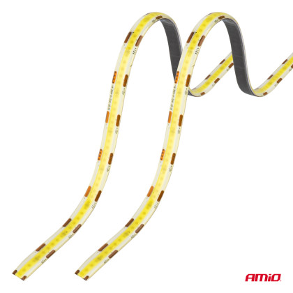 LED pásky COB do auta bílá 2x30 cm 12 V AMIO-04569