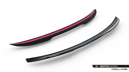 Prodloužení spoileru Cupra Tavascan Mk1 černý lesklý plast