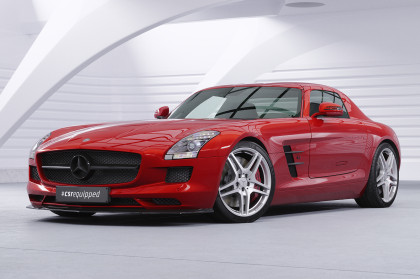 Spoiler pod přední nárazník CSR CUP pro Mercedes Benz SLS AMG (197) - černý matný