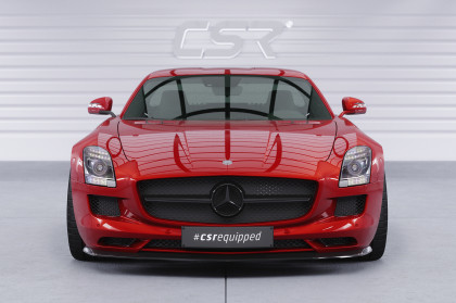 Spoiler pod přední nárazník CSR CUP pro Mercedes Benz SLS AMG (197) - černý matný