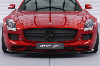 Spoiler pod přední nárazník CSR CUP pro Mercedes Benz SLS AMG (197) - černý lesklý
