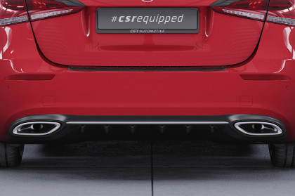 Spoiler pod zadní nárazník, difuzor Mercedes Benz A-Klasse (W177) - Carbon look lesklý