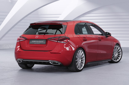 Spoiler pod zadní nárazník, difuzor Mercedes Benz A-Klas (W177) Carbon look matný