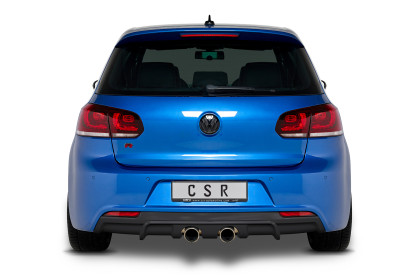 Spoiler pod zadní nárazník, difuzor VW Golf 6 R - Černý lesklý