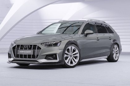 Spoiler pod přední nárazník CSR CUP pro Audi A4 B9 (Typ 8W) Allroad - černý lesklý