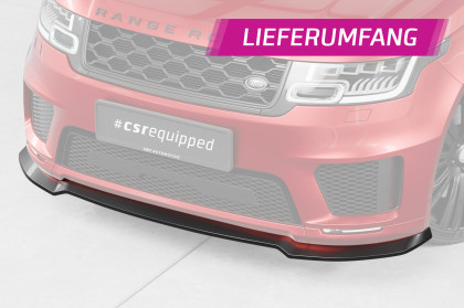Spoiler pod přední nárazník CSR CUP pro Land Rover Range Rover Sport (L494) - černý matný