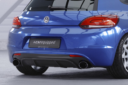 Spoiler pod zadní nárazník CSR -  VW Scirocco 3 R 10-12 carbon look lesklý 