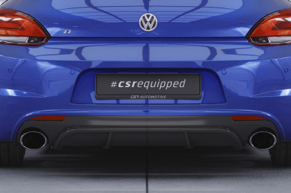 Spoiler pod zadní nárazník CSR -  VW Scirocco 3 R 10-12 carbon look lesklý 