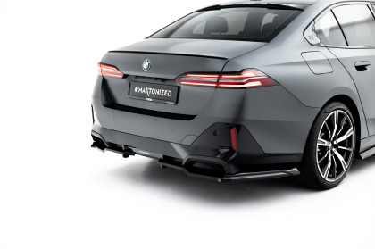 Spoiler zadního narázníku V.1 BMW 5 / i5 M-Pack Sedan / Touring G60 / G61 černý lesklý plast