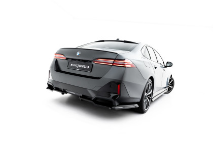 Spoiler zadního narázníku V.1 BMW 5 / i5 M-Pack Sedan / Touring G60 / G61 černý lesklý plast