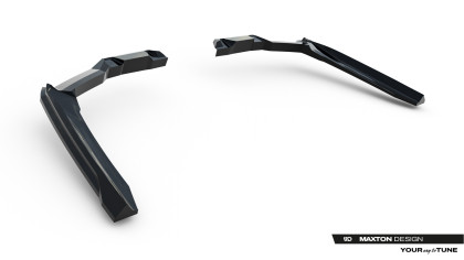 Spoiler zadního narázníku V.1 BMW 5 / i5 M-Pack Sedan / Touring G60 / G61 černý lesklý plast
