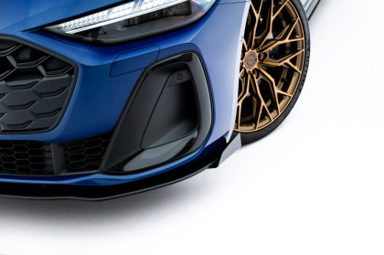 Street pro spoiler pod nárazník lipa + flaps Audi A5 S-Line / S5 Sedan / Avant B10 černo červený