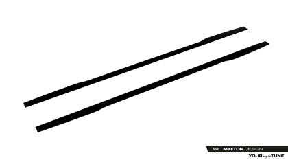 Prahové lišty Street pro Audi A5 S-Line / S5 Sedan / Avant B10 černo červené