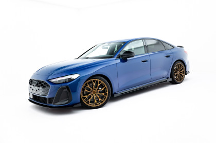 Prahové lišty Street pro + flaps Audi A5 S-Line / S5 Sedan / Avant B10 černo červené