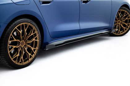 Prahové lišty Street pro + flaps Audi A5 S-Line / S5 Sedan / Avant B10 černo červené