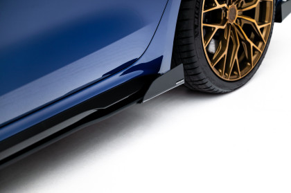 Prahové lišty Street pro + flaps Audi A5 S-Line / S5 Sedan / Avant B10 černo červené