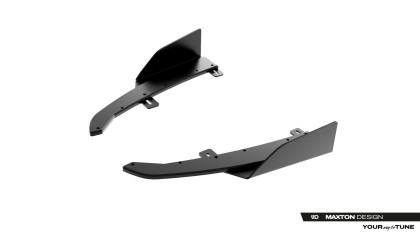 Splittery zadní boční Street Pro + flaps Audi S5 Sedan / Avant B10 černé
