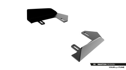 Flaps pro spoiler Audi A5 S-Line / S5 Sedan / Avant B10 černý