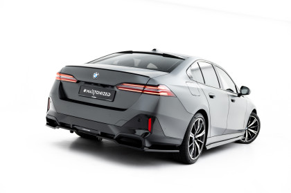 Spoiler zadního narázníku V.2 BMW 5 / i5 M-Pack Sedan / Touring G60 / G61 černý lesklý plast