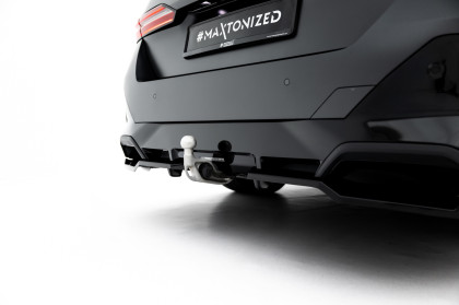 Spoiler zadního narázníku V.2 BMW 5 / i5 M-Pack Sedan / Touring G60 / G61 černý lesklý plast
