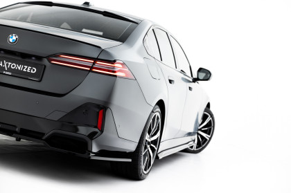 Spoiler zadního narázníku V.2 BMW 5 / i5 M-Pack Sedan / Touring G60 / G61 černý lesklý plast