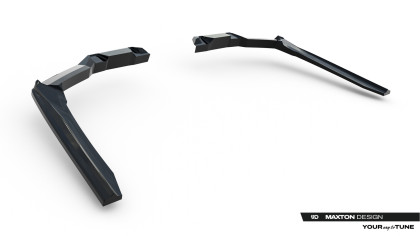 Spoiler zadního narázníku V.2 BMW 5 / i5 M-Pack Sedan / Touring G60 / G61 černý lesklý plast